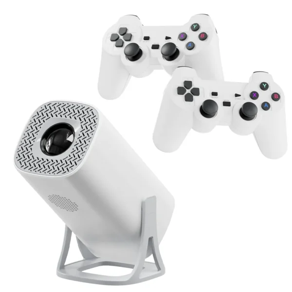 Projetor Gamer S40MAX - Android 11 64GB com 3000 Jogos + Controles Wireless Gaming - Dual WIFI 1280*720P - Imagem 2